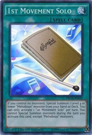 1st Movement Solo (SE) (Super Rare) (NECH-ENS10) - The New Challengers Limited