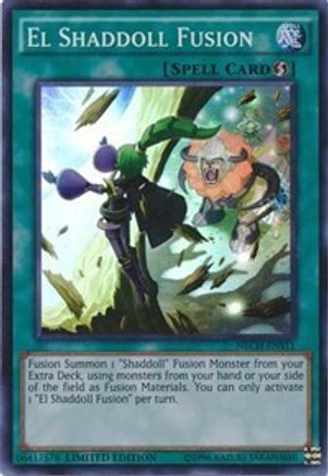 El Shaddoll Fusion (SE) (Super Rare) (NECH-ENS11) - The New Challengers Limited