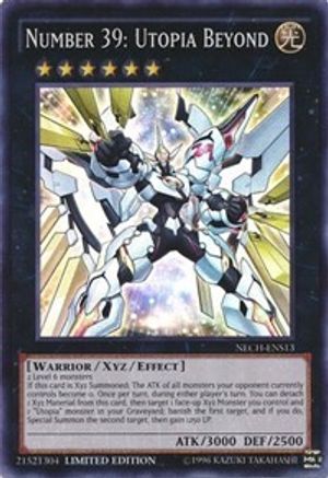 Number 39: Utopia Beyond (SE) (Super Rare) (NECH-ENS13) - The New Challengers Limited