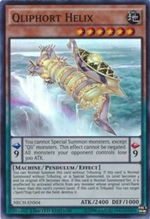 Qliphort Helix (SE) (Super Rare) (NECH-ENS04) - The New Challengers Limited