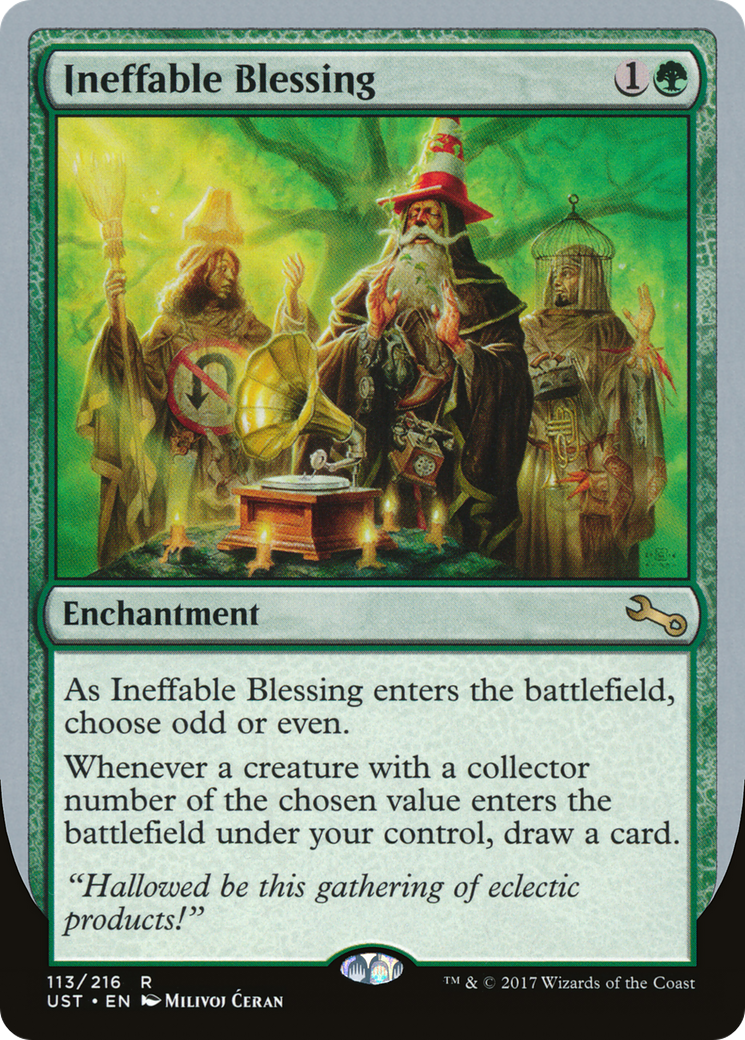 Ineffable Blessing (E) (UST-113) [Unstable] Foil