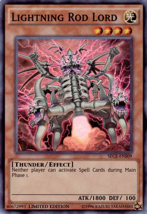 Lightning Rod Lord (SE) (Super Rare) (SECE-ENS09) - Secrets of Eternity Limited