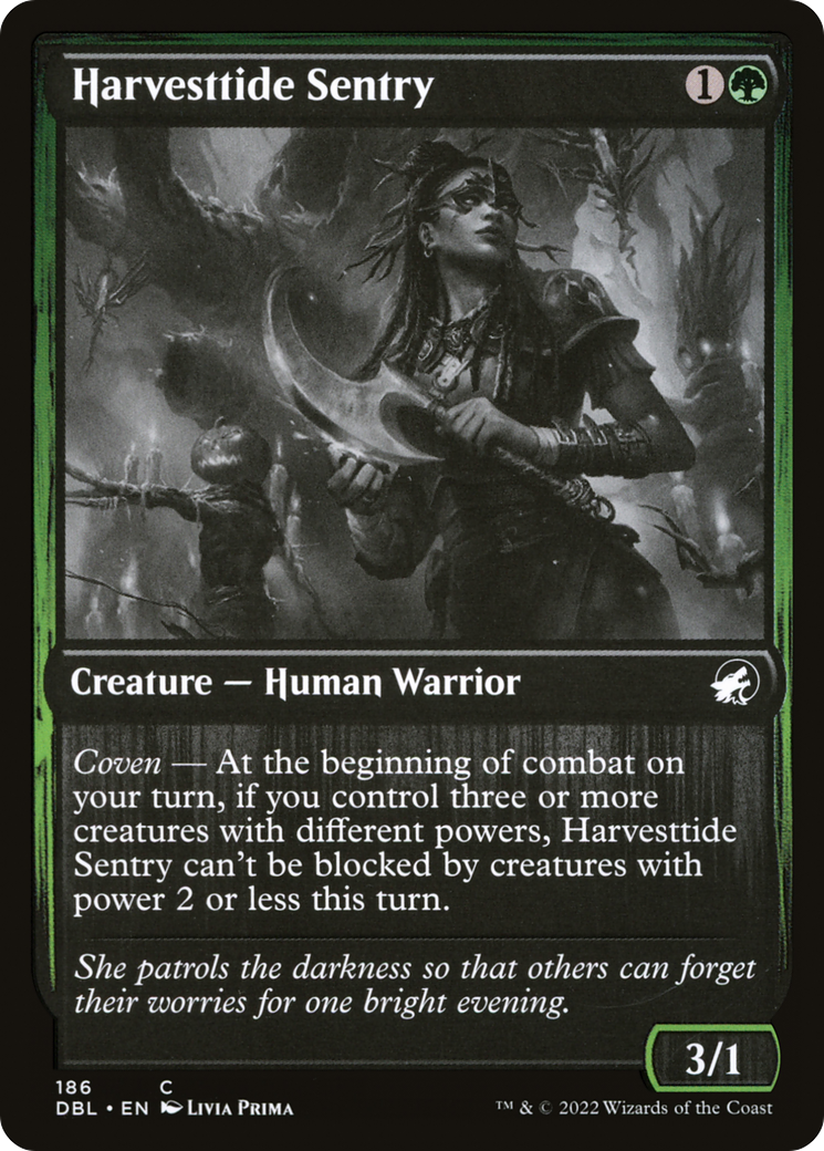 Harvesttide Sentry (DBL-186) [Innistrad: Double Feature] Foil