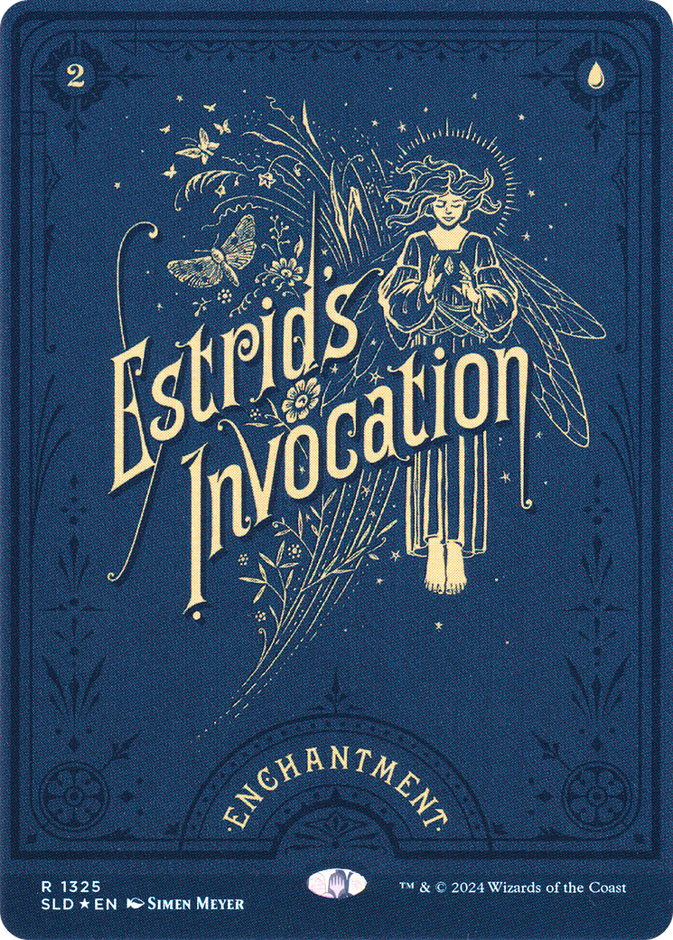 Estrid's Invocation (SLD-1325) (Borderless) [Secret Lair Drop] Foil