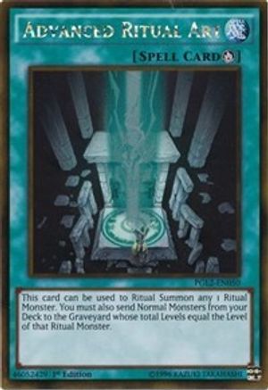 Advanced Ritual Art (Gold Rare) (PGL2-EN050) - Premium Gold: Return of the Bling Unlimited