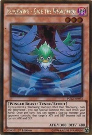 Blackwing - Gale the Whirlwind (Gold Rare) (PGL2-EN073) - Premium Gold: Return of the Bling Unlimited