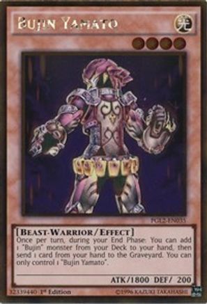Bujin Yamato (Gold Rare) (PGL2-EN035) - Premium Gold: Return of the Bling 1st Edition