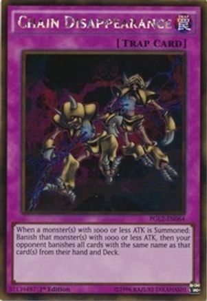 Chain Disappearance (Gold Rare) (PGL2-EN064) - Premium Gold: Return of the Bling Unlimited