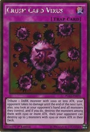 Crush Card Virus (Gold Rare) (PGL2-EN070) - Premium Gold: Return of the Bling 1st Edition