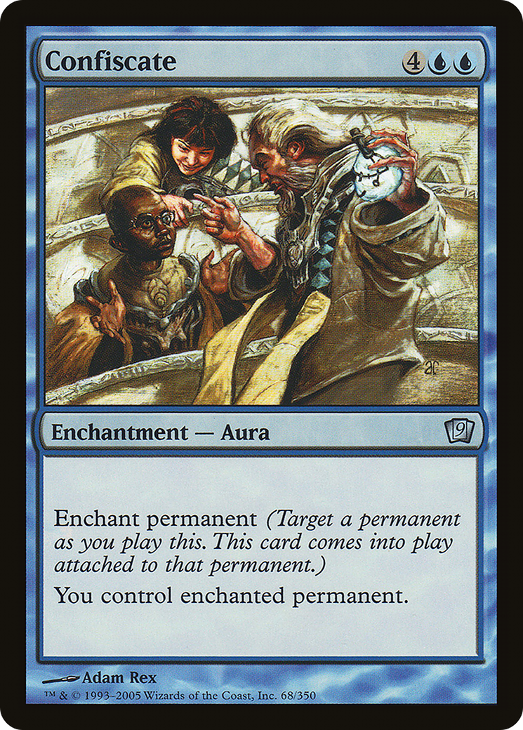 Confiscate (9ED-068) [9th Edition] Foil