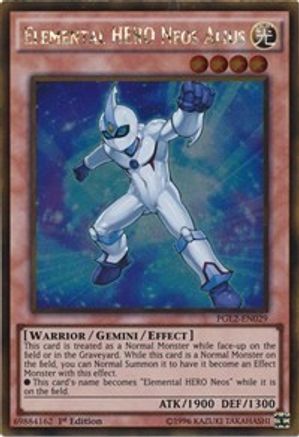 Elemental HERO Neos Alius (Gold Rare) (PGL2-EN029) - Premium Gold: Return of the Bling Unlimited