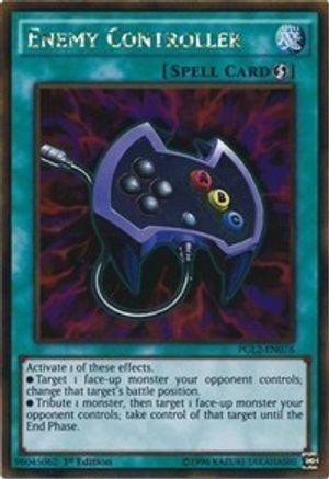 Enemy Controller (Gold Rare) (PGL2-EN076) - Premium Gold: Return of the Bling Unlimited