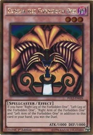 Exodia the Forbidden One (Gold Rare) (PGL2-EN026) - Premium Gold: Return of the Bling Unlimited
