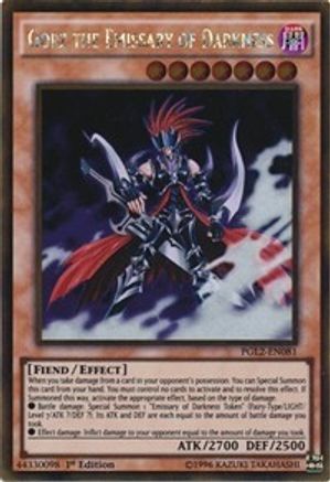 Gorz the Emissary of Darkness (Gold Rare) (PGL2-EN081) - Premium Gold: Return of the Bling Unlimited