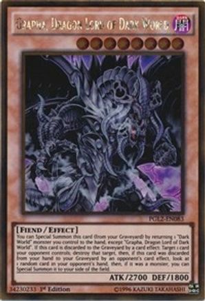 Grapha, Dragon Lord of Dark World (Gold Rare) (PGL2-EN083) - Premium Gold: Return of the Bling Unlimited