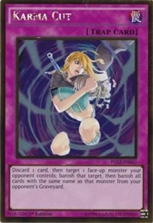 Karma Cut (Gold Rare) (PGL2-EN067) - Premium Gold: Return of the Bling Unlimited