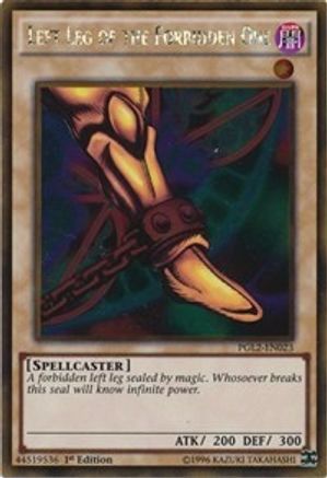 Left Leg of the Forbidden One (Gold Rare) (PGL2-EN023) - Premium Gold: Return of the Bling 1st Edition