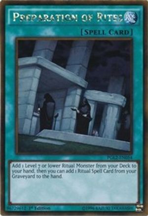 Preparation of Rites (Gold Rare) (PGL2-EN054) - Premium Gold: Return of the Bling Unlimited