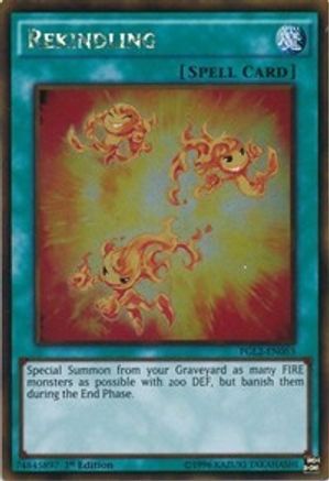 Rekindling (Gold Rare) (PGL2-EN053) - Premium Gold: Return of the Bling 1st Edition