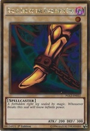 Right Leg of the Forbidden One (Gold Rare) (PGL2-EN022) - Premium Gold: Return of the Bling Unlimited