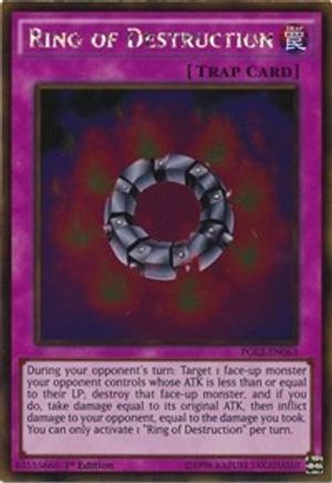 Ring of Destruction (Gold Rare) (PGL2-EN063) - Premium Gold: Return of the Bling Unlimited