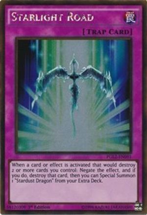 Starlight Road (Gold Rare) (PGL2-EN091) - Premium Gold: Return of the Bling Unlimited