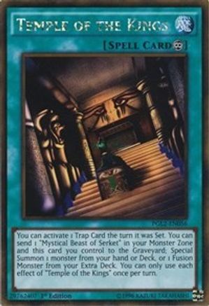 Temple of the Kings (Gold Rare) (PGL2-EN056) - Premium Gold: Return of the Bling Unlimited