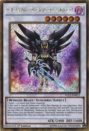 Blackwing - Nothung the Starlight (Gold Secret Rare) (PGL2-EN013) - Premium Gold: Return of the Bling Unlimited