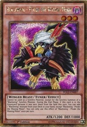 Blackwing - Pinaki the Waxing Moon (Gold Secret Rare) (PGL2-EN007) - Premium Gold: Return of the Bling 1st Edition