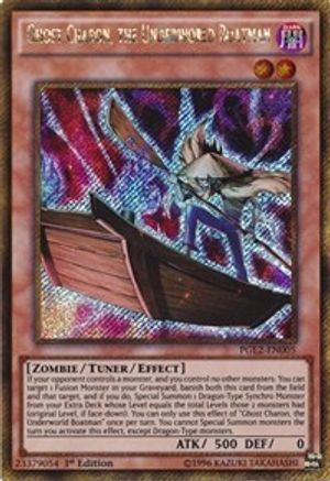 Ghost Charon, the Underworld Boatman (Gold Secret Rare) (PGL2-EN005) - Premium Gold: Return of the Bling Unlimited