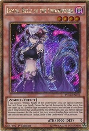 Isolde, Belle of the Underworld (Gold Secret Rare) (PGL2-EN010) - Premium Gold: Return of the Bling 1st Edition