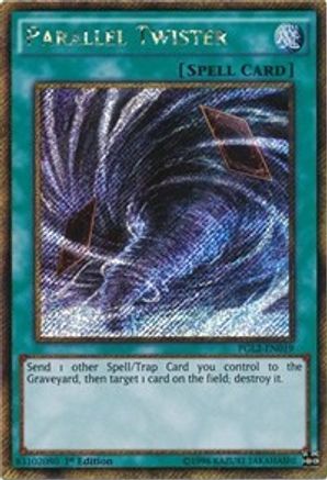Parallel Twister (Gold Secret Rare) (PGL2-EN019) - Premium Gold: Return of the Bling 1st Edition