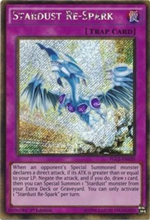 Stardust Re-Spark (Gold Secret Rare) (PGL2-EN020) - Premium Gold: Return of the Bling Unlimited