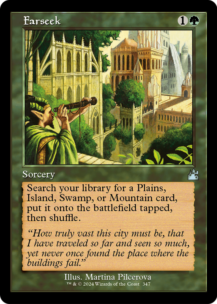 Farseek (Retro Frame) (RVR-347) [Ravnica Remastered] Foil