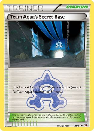 Team Aqua's Secret Base (028/34) [Double Crisis] - Uncommon