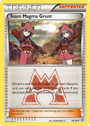 Team Magma Grunt (030/34) [Double Crisis] - Uncommon