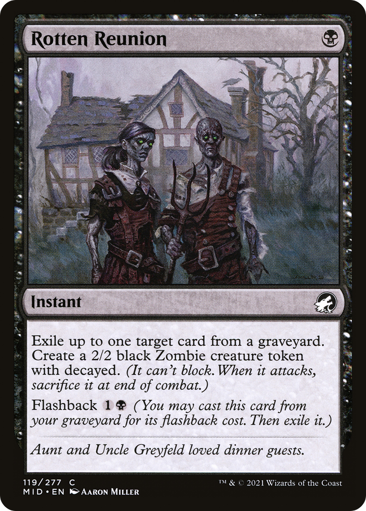 Rotten Reunion (MID-119) [Innistrad: Midnight Hunt]