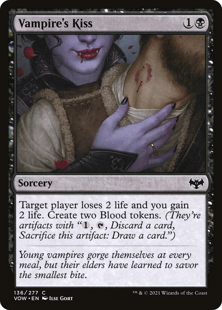 Vampire's Kiss (VOW-136) [Innistrad: Crimson Vow]