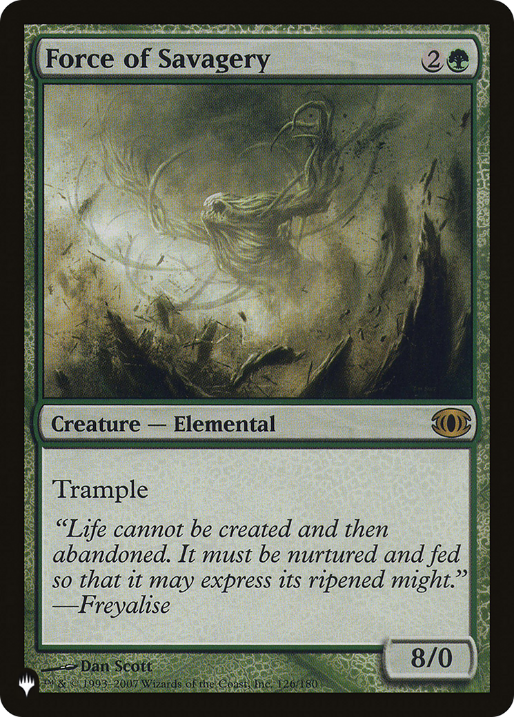 Force of Savagery (LIST-126/180) [The List]