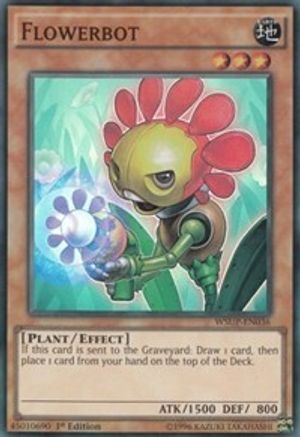 Flowerbot (Super Rare) (WSUP-EN036) - World Superstars 1st Edition