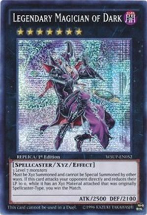 Legendary Magician of Dark (Prismatic Secret Rare) (WSUP-EN052) - World Superstars 1st Edition