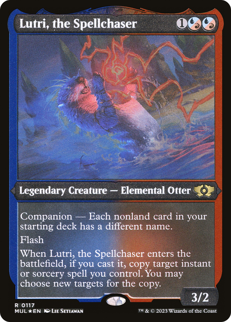 Lutri, the Spellchaser (Foil Etched) (MUL-117) [Multiverse Legends] Foil