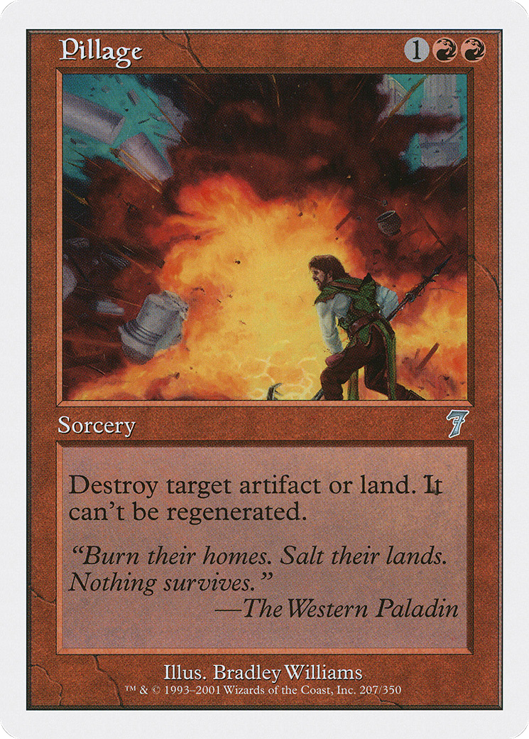 Pillage (7ED-207) [7th Edition] Foil