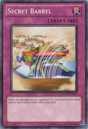 Secret Barrel (Common) (DEM1-EN017) - Demo Pack Unlimited