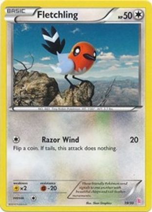 Fletchling (#19) (19/30) [XY Trainer Kit Sylveon & Noivern] - Common