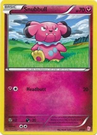Snubbull (#27) (27/30) [XY Trainer Kit Sylveon & Noivern] - Common
