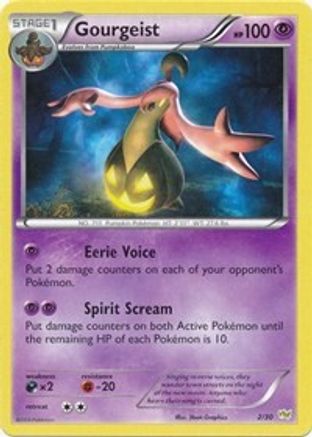 Gourgeist (2/30) [XY Trainer Kit Sylveon & Noivern] - Common