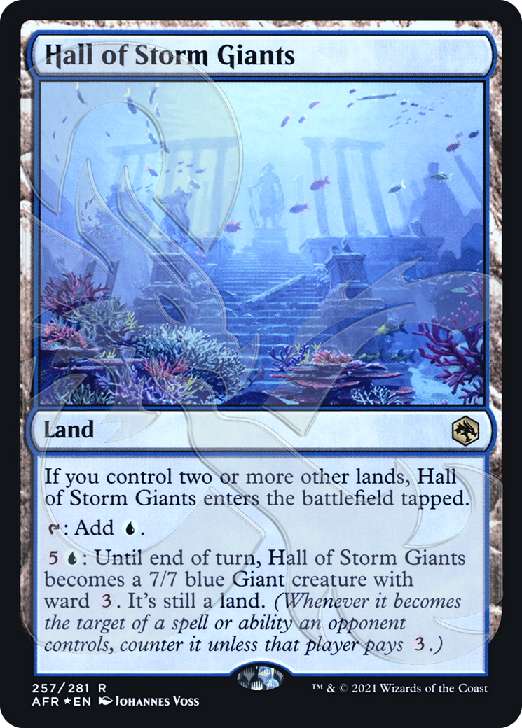 Hall of Storm Giants (AFR&-257) [Adventures in the Forgotten Realms Promos] Foil
