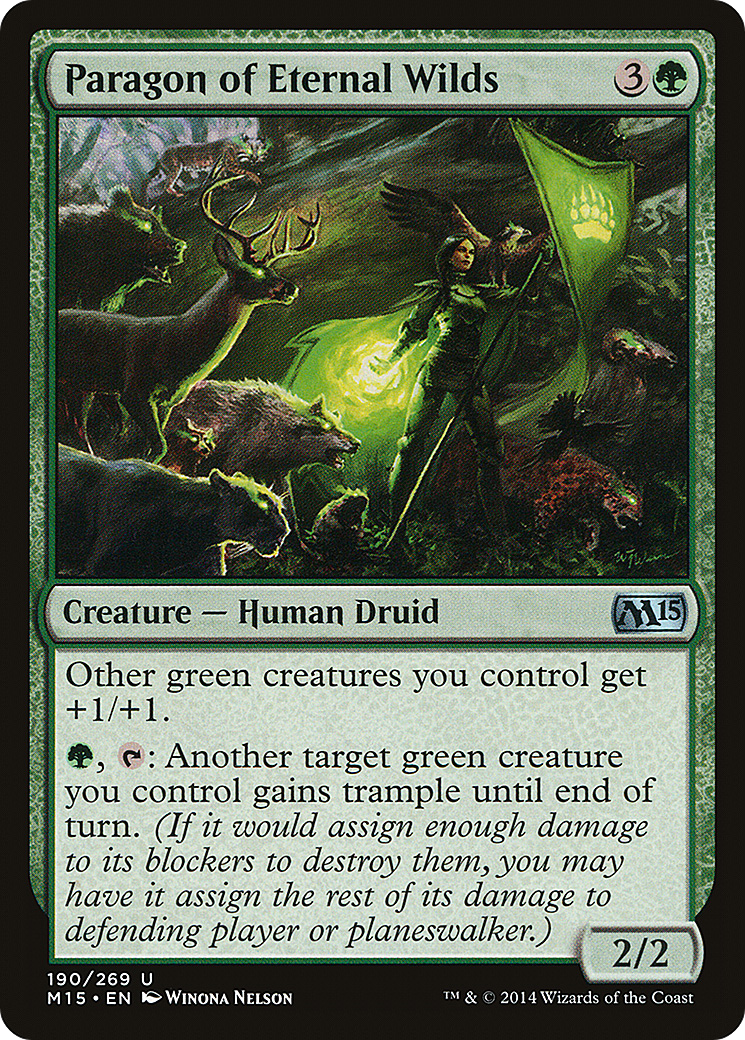 Paragon of Eternal Wilds (M15-190) [Magic 2015]