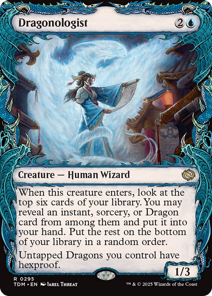 Dragonologist (Showcase) (TDM-295) [Tarkir: Dragonstorm] Foil
